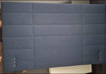 Tête de lit, Tissu, Comme neuf, Enlèvement, Bleu