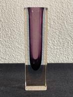 Flavio Poli – Seguso sommerso paarse vaas, Antiek en Kunst, Antiek | Glaswerk en Kristal, Ophalen of Verzenden