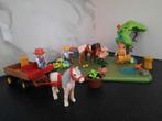Playmobile kar met pony, Ophalen, Zo goed als nieuw