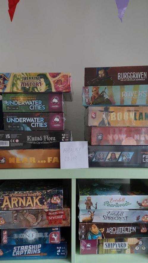 Diverse top spellen - NIEUW in plastiek regio Gent Sint Piet, Hobby en Vrije tijd, Gezelschapsspellen | Bordspellen, Nieuw, Ophalen of Verzenden