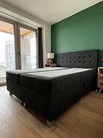 Boxspring 160x200 met ruime opbergruimte, Ophalen, Tweepersoons, Zo goed als nieuw, 200 cm