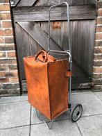 Vintage leder trolley, Ophalen, Zo goed als nieuw