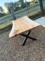 Boomstamtafels behandeld voor buiten, Tuin en Terras, Tuintafels, Ophalen, Nieuw