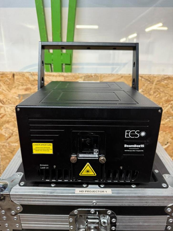 2x ECS BeamBox15 – 15W RGB Laserprojector met Pangolin FB4, Muziek en Instrumenten, Licht en Laser, Zo goed als nieuw, Licht, Kleur