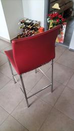 4 Bar stoelen, Bar Sierra, kleur C840, H 66 cm, B 43,5 cm, Huis en Inrichting, Barkrukken, Ophalen, Met voetsteun, 60 tot 90 cm