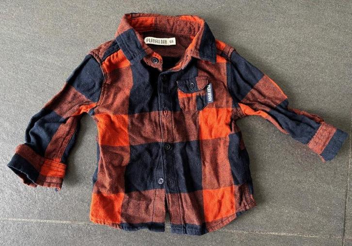 Hemdje, Kinderen en Baby's, Babykleding | Maat 68, Zo goed als nieuw, Jongetje, Overhemdje of Bloesje, Ophalen