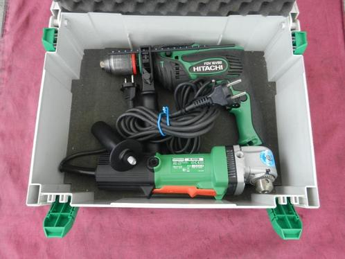 Hitachi D 10YB Schroef & FDV 16VB2 Boor Toestellen, Bricolage & Construction, Outillage | Foreuses, Comme neuf, Perceuse, 400 à 600 watts