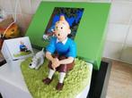 Figurine Tintin assis dans l'herbe, Tintin, Enlèvement ou Envoi, Neuf