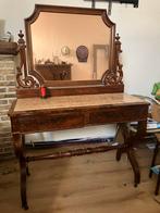 Vintage marmeren kaptafel, Huis en Inrichting, Tafels | Kaptafels, Ophalen, Gebruikt