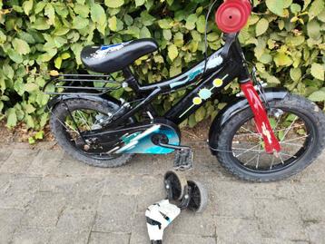Kinderfiets met zijwieltjes 16 inch, Enlèvement, Utilisé, Stabilisateurs