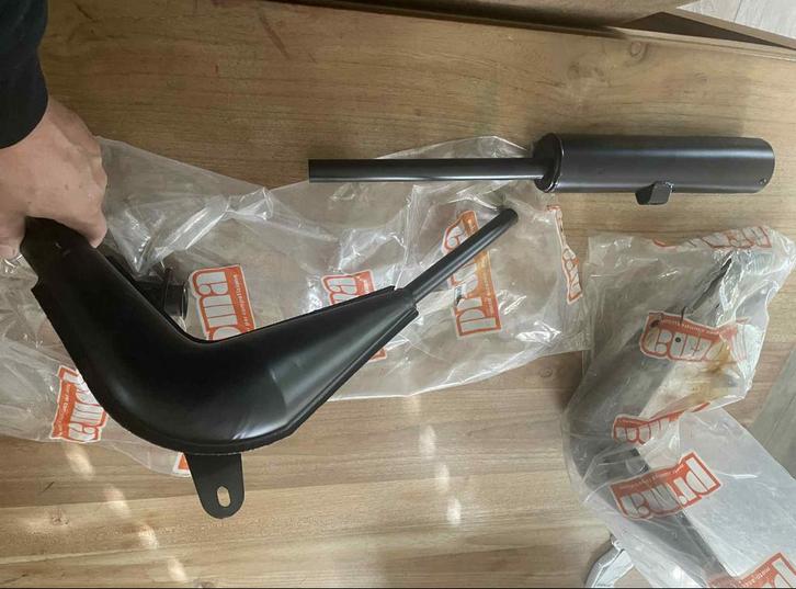 uitlaat voor Minarelli P6-p4 motorblokken proma nos, Fietsen en Brommers, Brommeronderdelen | Oldtimers, Zo goed als nieuw, Uitlaat