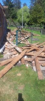 Hout van afbraak dak, Ophalen