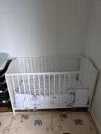 SMÅGÖRA Babybed, wit, 60x120 cm + matras, Ophalen, Zo goed als nieuw, Minder dan 140 cm, Matras