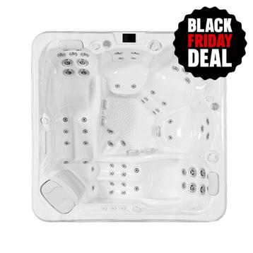 Jacuzzi Malibu 220x220cm 68 jets! - Black Friday Deal 21%BTW beschikbaar voor biedingen