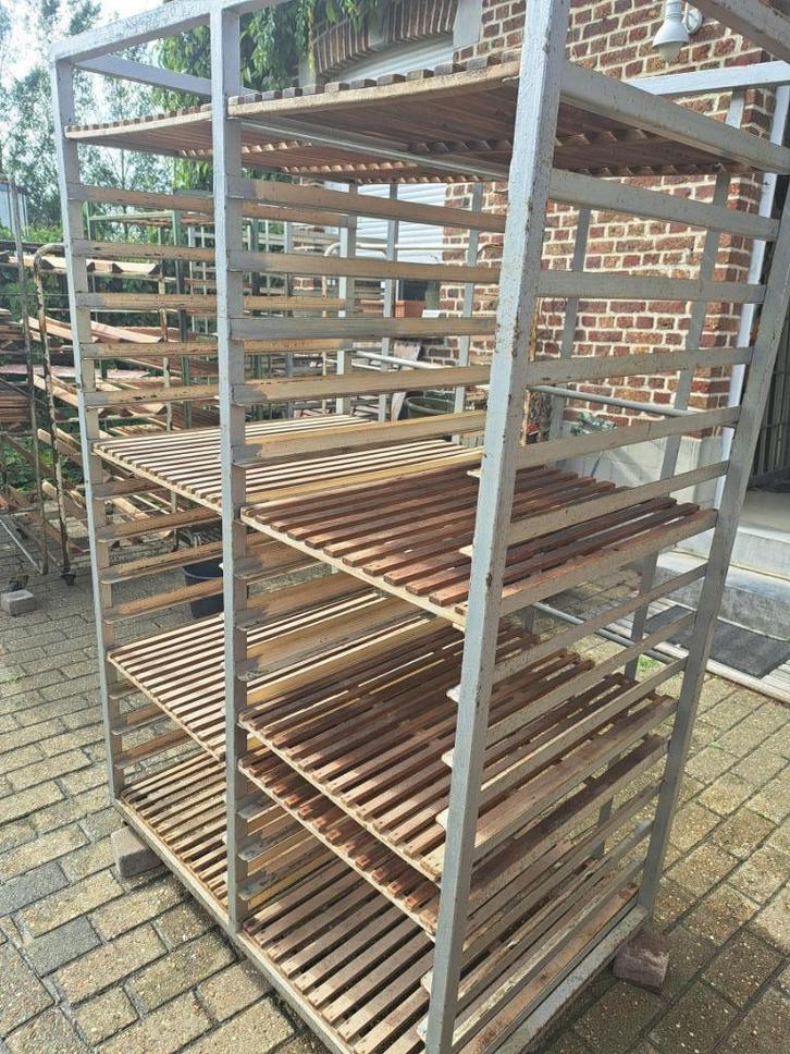 Grote industriële rek, Huis en Inrichting, Woonaccessoires | Wandplanken en Boekenplanken, Ophalen