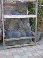 statue de bouddha en pierre patinée, nouveau , en triangle, Maison & Meubles, Enlèvement ou Envoi, Neuf