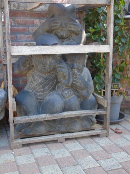 statue de bouddha en pierre patinée, nouveau , en triangle, Maison & Meubles, Accessoires pour la Maison | Statues de Bouddha