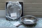 SET inox 18/10  van  Guy Degrenne, Huis en Inrichting, Keuken | Servies, Ophalen of Verzenden, Nieuw, Overige materialen, Schaal of Schalen