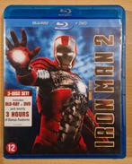 Iron Man 2 (Blu-ray + DVD Combo) 3-Disc Set - Als Nieuw, Ophalen of Verzenden, Zo goed als nieuw, Actie