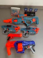 NERF geweren plus schietstand, Kinderen en Baby's, Speelgoed | Overig, Ophalen, Zo goed als nieuw, Jongen