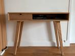 Massief eiken bureau, Huis en Inrichting, Bureaus, Ophalen, Zo goed als nieuw, Bureau