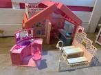 Barbie droomhuis incl. Keukentje en kappersstoel, Kinderen en Baby's, Speelgoed | Poppenhuizen, Ophalen, Gebruikt, Poppenhuis