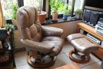 Lederen Stressless, Huis en Inrichting, Ophalen, Rond, Zo goed als nieuw, Modern