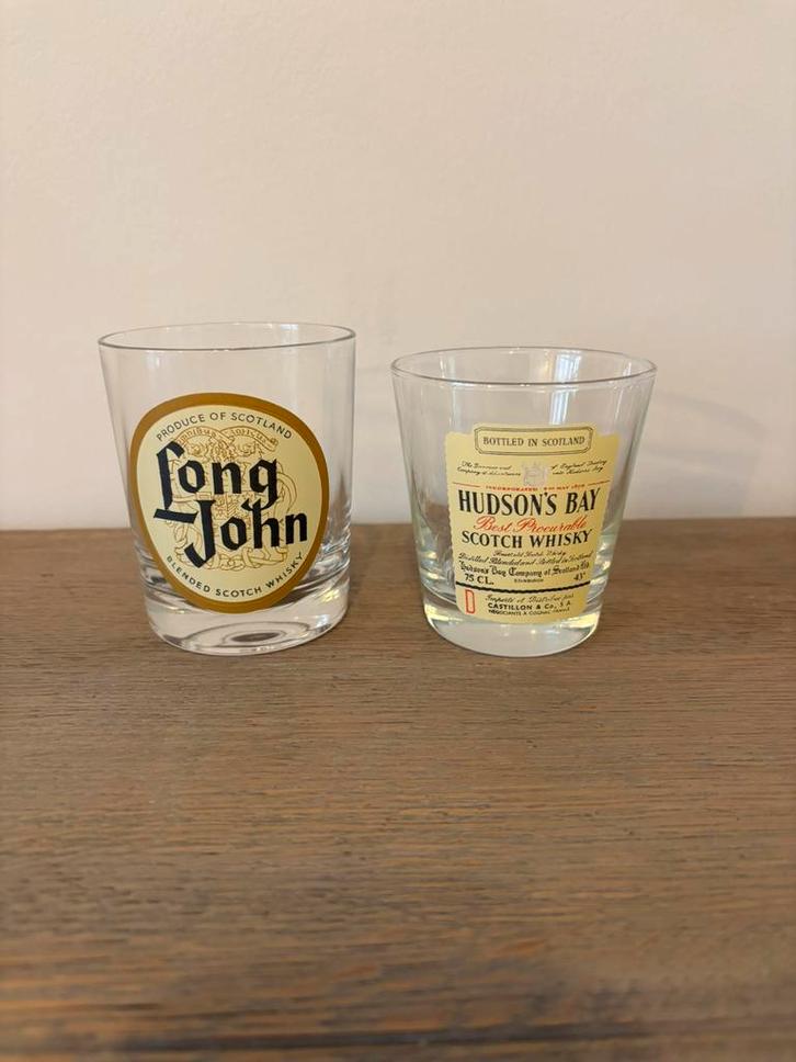 Vintage whisky glazen, Verzamelen, Glas en Drinkglazen, Zo goed als nieuw, Ophalen of Verzenden