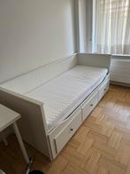 Lit banquette + tiroirs de rangement  IKEA Hemnes, Maison & Meubles, Chambre à coucher | Lits, 80 cm, Bois, Utilisé, Blanc