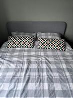Grijs bed, Gris, Tissu, Enlèvement, 200 cm
