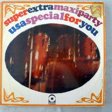 Compilatie LP: Super Extra Maxi Party USA (15 early hits) beschikbaar voor biedingen