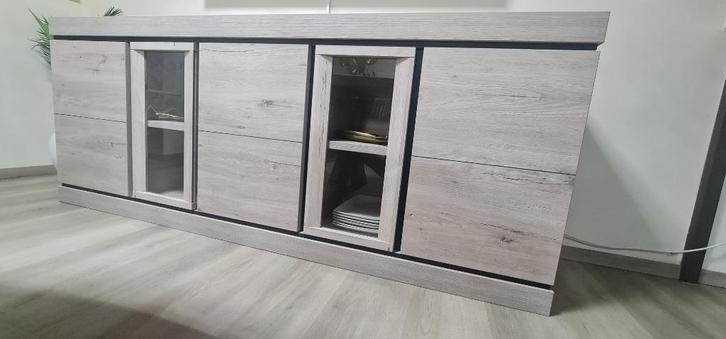 Eetkamer, Huis en Inrichting, Complete eetkamers, Zo goed als nieuw, 6 tot 8 stoelen, Ophalen