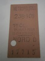 Metropolitan-ticket, Verzenden, Gebruikt, Bus of Metro, Kaart of Prent