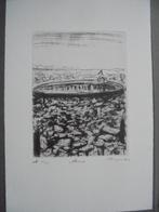 Marc Kennes  Ets   Arena, Antiek en Kunst, Kunst | Etsen en Gravures, Verzenden
