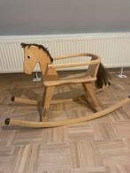 Vintage houten schommelpaard, Ophalen, Gebruikt