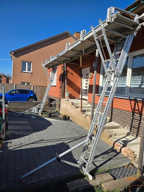 steiger, Doe-het-zelf en Bouw, Steigers, Gebruikt, Gevelsteiger, 5 meter of hoger, Ophalen