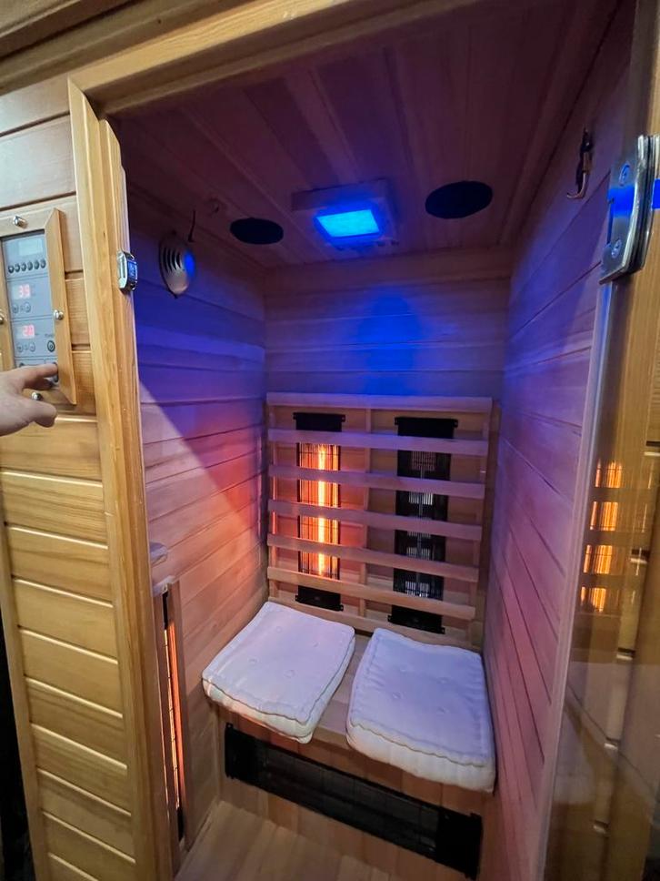 Infrarood sauna voor binnen, Sport en Fitness, Sauna, Gebruikt, Complete sauna, Infrarood, Ophalen