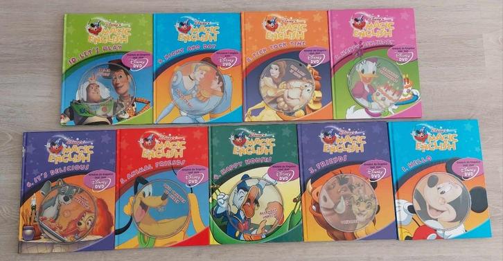 Speelgoed: boeken pakket met cd's Engels Disney (NIEUWSTAAT), Boeken, Taal | Engels, Nieuw, Ophalen of Verzenden