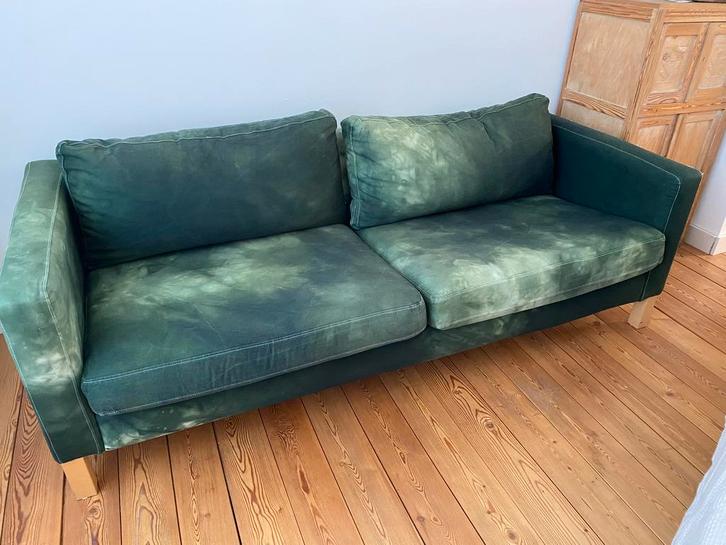 zetel 2/3 zit, Huis en Inrichting, Zetels | Zetels, Gebruikt, Rechte bank, Driepersoons, 200 tot 250 cm, 75 tot 100 cm, Stof, Ophalen