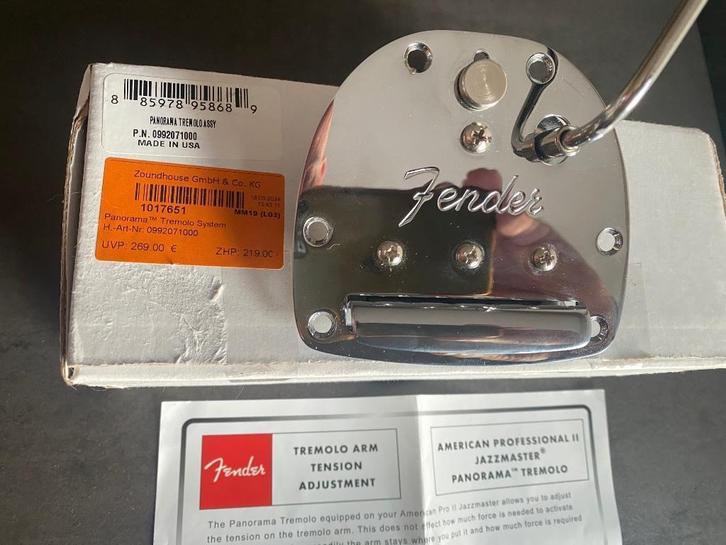 Fender Jazzmaster Panorama Tremolo, Muziek en Instrumenten, Snaarinstrumenten | Gitaren | Elektrisch, Zo goed als nieuw, Solid body