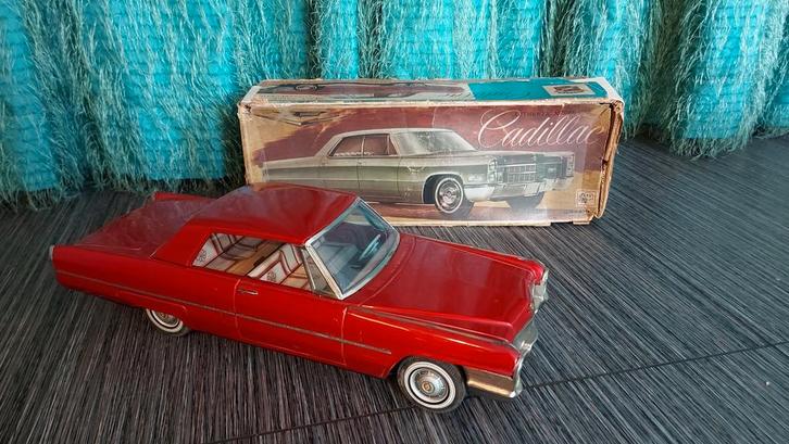 blikken Cadillac 1965 - 42cm lang - ATC Japan, Antiek en Kunst, Antiek | Speelgoed, Ophalen of Verzenden