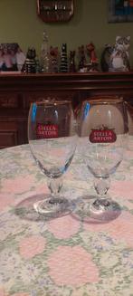 2 mooie glazen stella artois 50 cl, Ophalen of Verzenden, Stella Artois