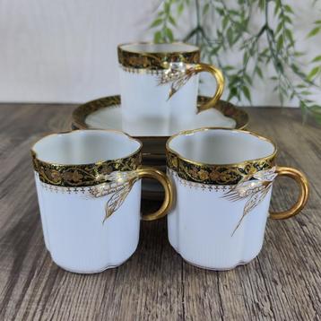 Bac et Périgault Limoges 3 Koppen 5 Schotels 1897-1917 beschikbaar voor biedingen