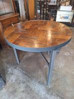 Stoere industriële eettafel / cafetafel, Antiek en Kunst, Antiek | Meubels | Tafels, Ophalen