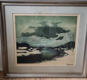 Schilderij Albert Saverys beschikbaar voor biedingen