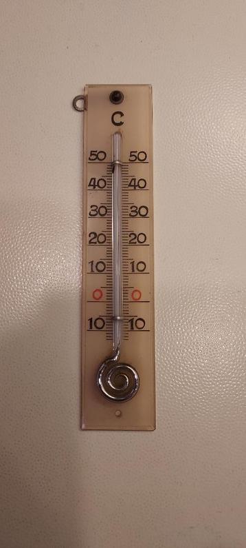 oude thermometer in glas