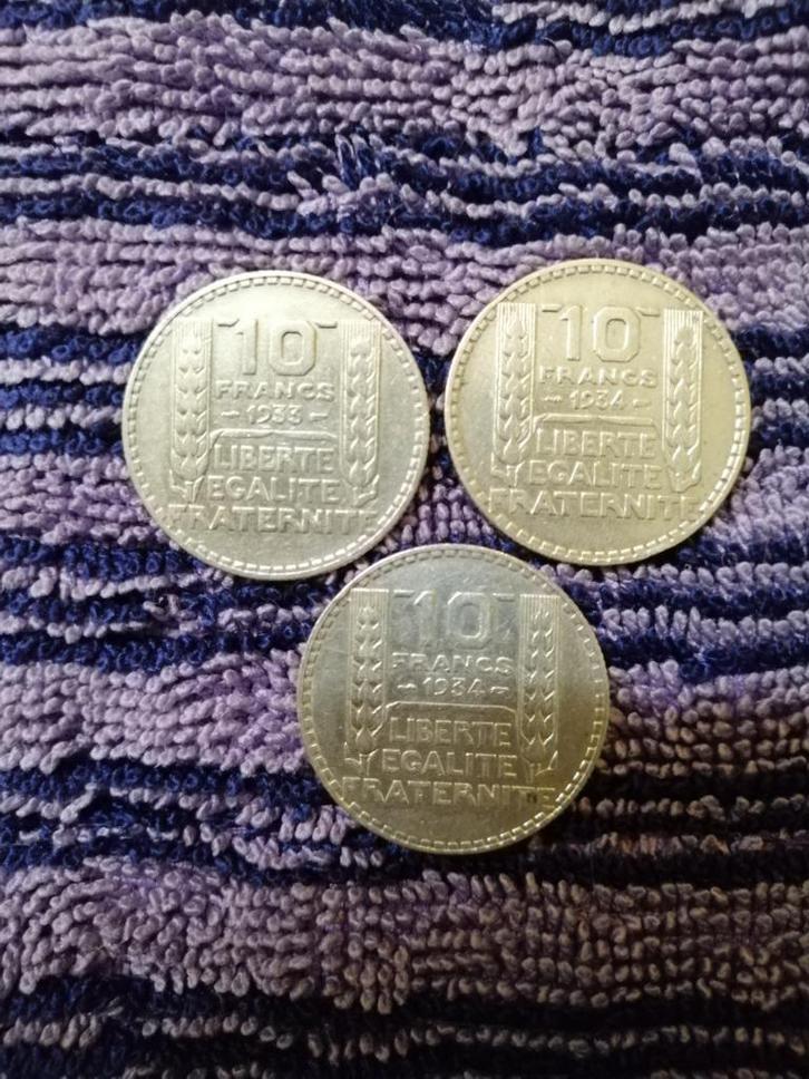 Munten van 10 en 20 frank Turijns zilver + 100 frank België, Postzegels en Munten, Munten | België, Setje, Zilver, Zilver, Ophalen of Verzenden