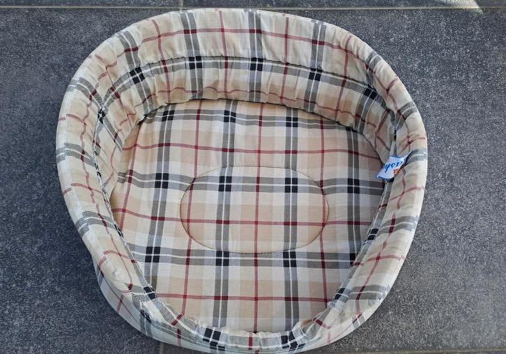 Katten of honden mand in burberry stof., Dieren en Toebehoren, Kattenmanden, Zo goed als nieuw, Ophalen