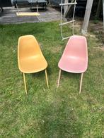 Kinderstoel geel en roos, Kinderen en Baby's, Kinderstoelen, Ophalen, Gebruikt