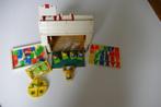 schooltje  + autobus Fisher-Price: vintage: jaren 80, Kinderen en Baby's, Speelgoed | Fisher-Price, Speelset, Gebruikt, Ophalen of Verzenden